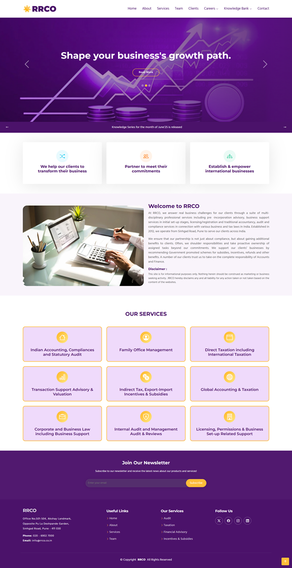 RRCO website, built by NZ Solutions